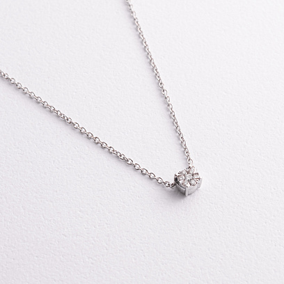 Золоте кольє з діамантами колб0170ca №2