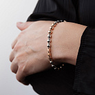 Золотий браслет "Кубики - кульки" б05104 от ювелирного магазина Оникс - 4