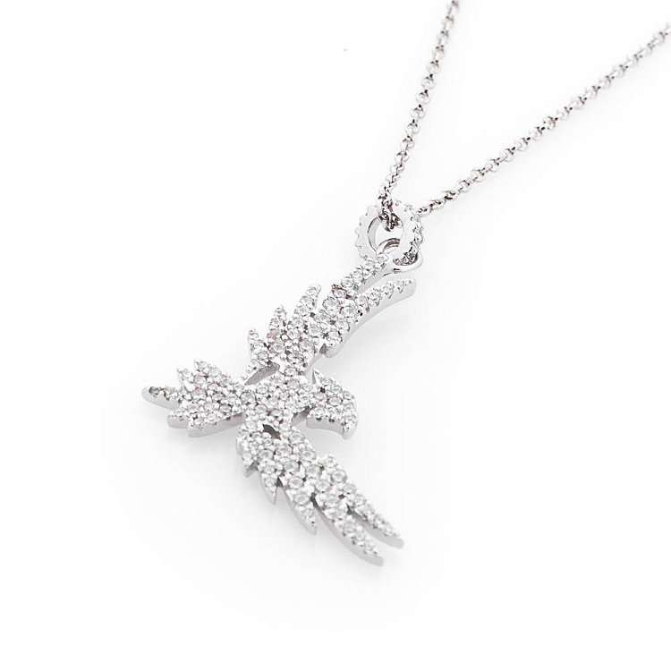 Серебряное колье "Орел" (фианиты) 18600 от ювелирного магазина Оникс