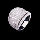 Серебряное кольцо с фианитами 111550 от ювелирного магазина Оникс - 2