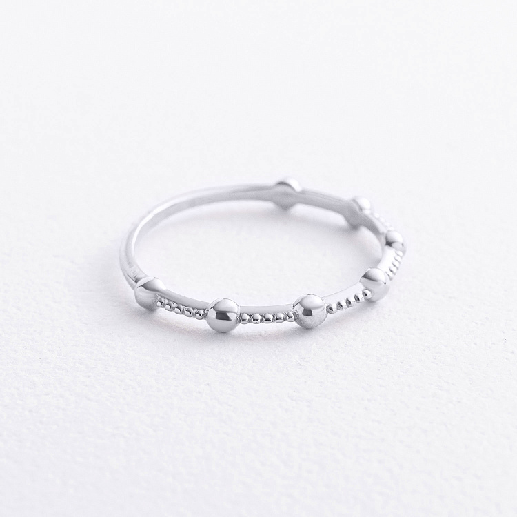 Кольцо "Lisa" в белом золоте к08494 от ювелирного магазина Оникс