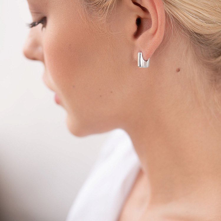 Срібні сережки "Паула" 122998 від ювелірного магазину Онікс - 2