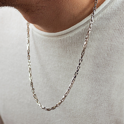 Мужская золотая цепочка ц00572 №4