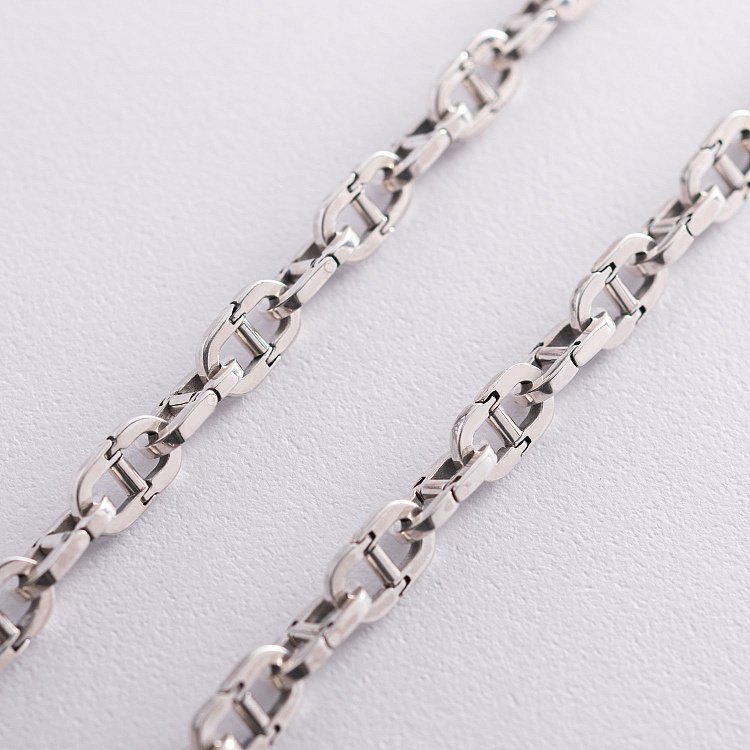 Чоловічий срібний ланцюжок (0.75 см) Ц0019/1р - 2 Чоловічий срібний ланцюжок (0.75 см) Ц0019/1р від ювелірного магазину Онікс - 2