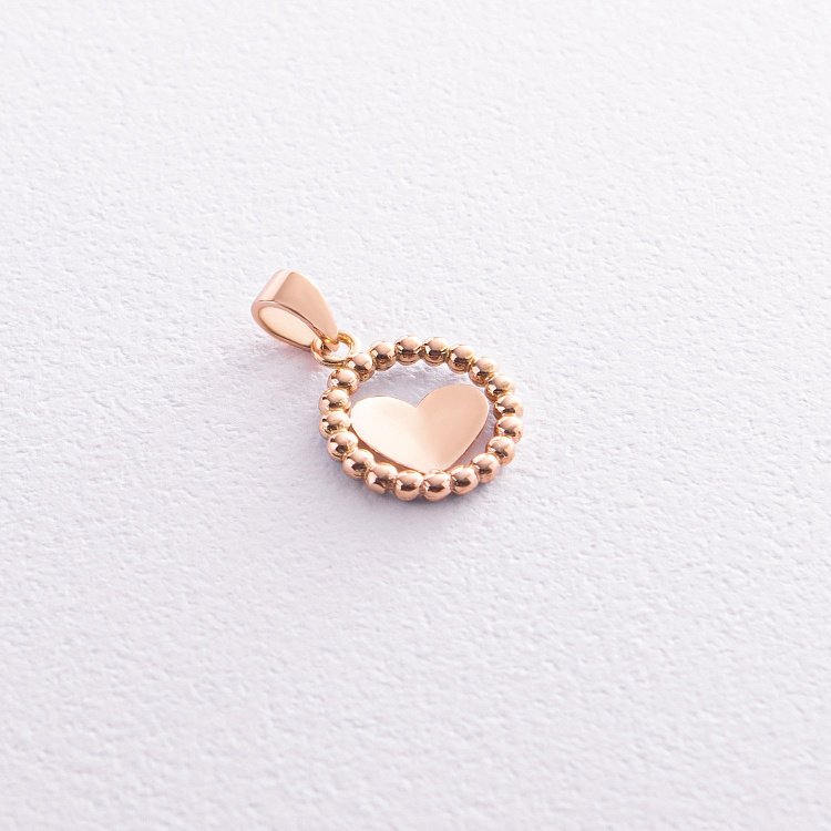 Золотий кулон "Сердечко" п03695 від ювелірного магазину Онікс - 2