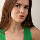 Колье - чокер "Demi" (красное золото) с шариками кол02602 от ювелирного магазина Оникс - 3