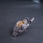 Серебряная солонка ручной работы "Гриф" сер00008 от ювелирного магазина Оникс - 2