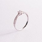Золотое помолвочное кольцо с бриллиантами MR82394ca(м) от ювелирного магазина Оникс - 2