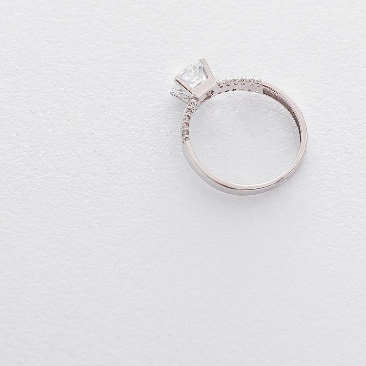 Помолвочное кольцо (фианиты) к03010 от ювелирного магазина Оникс - 2