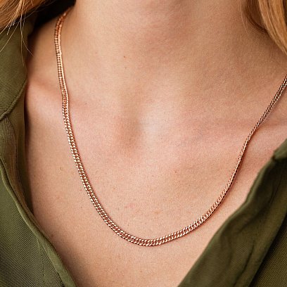 Цепочка золотая панцирное плетение (4.5 мм) ц00039-3.5 №4