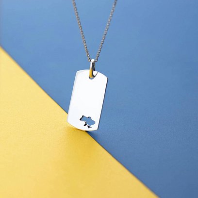 Серебряный жетон "Моя Украина" (большой) 133350-Укр №2