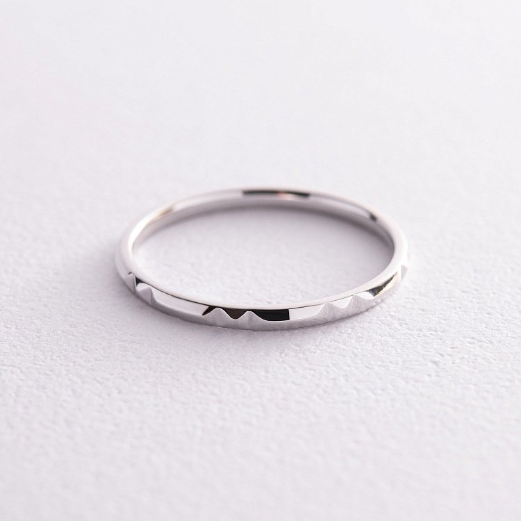 Кольцо "Меган" в белом золоте к07406 от ювелирного магазина Оникс - 2