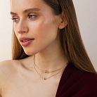 Колье - чокер "Ashley" (красное золото) с шариками кол02650 от ювелирного магазина Оникс - 1