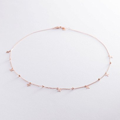 Золотое колье Клевера кол01520