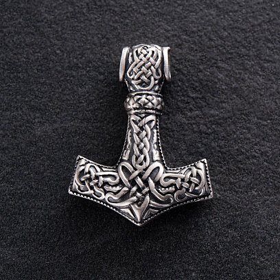 Серебряная подвеска "Молот Тора" 132748 №4