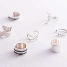 Серебряная серьга - каффа 123017 от ювелирного магазина Оникс - 8