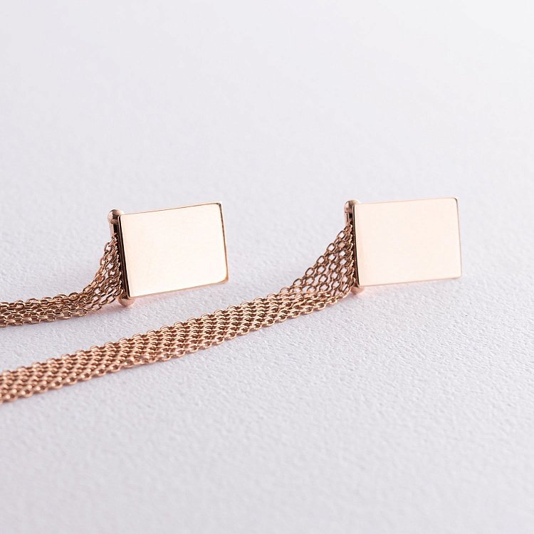 Золотые серьги "Изысканность" 480069 от ювелирного магазина Оникс - 4