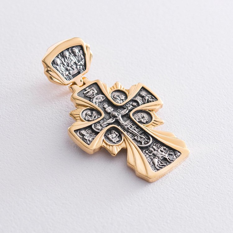 «Розп'яття. Ікона Божої Матері «Державна» (чорніння, позолота) 131744 від ювелірного магазину Онікс