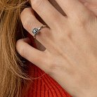 Золотое кольцо с черными бриллиантами 230011121 от ювелирного магазина Оникс - 3