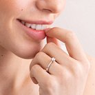 Помолвочное золотое кольцо с бриллиантом 220131121 от ювелирного магазина Оникс - 6