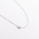 Золоте кольє "Хрестик" з діамантами і сапфірами колб0182mi от ювелирного магазина Оникс - 3