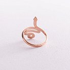 Кольцо "Змея" в красном золоте к07103 от ювелирного магазина Оникс - 2