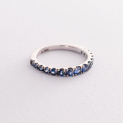 Золотое кольцо с сапфирами кб0302gl