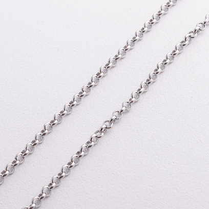 Цепочка Ролло в белом золоте ц00362-2,5 №3