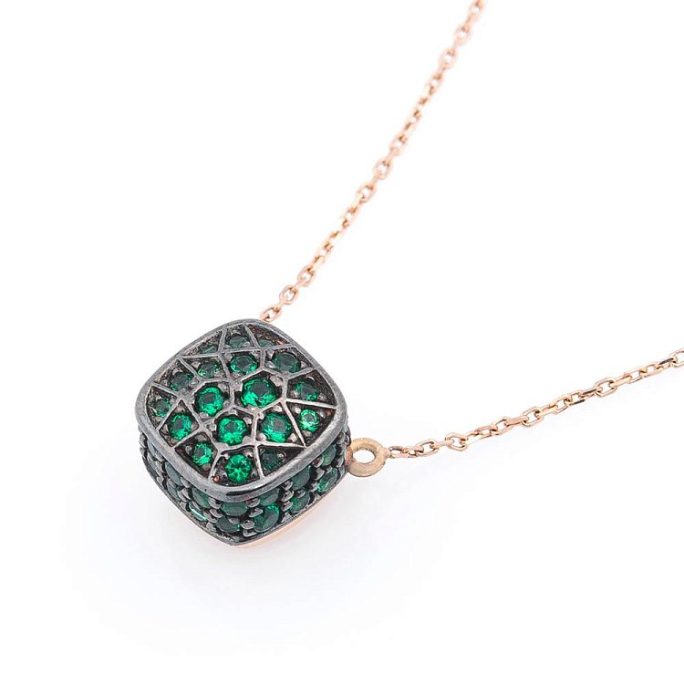 Золоте кольє з фіанітами кол00802 від ювелірного магазину Онікс