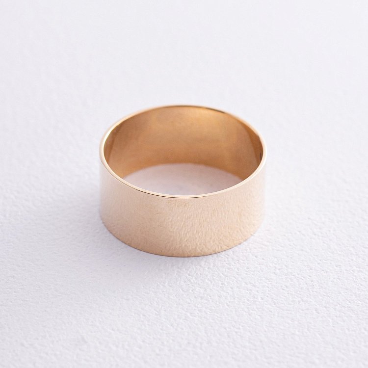 Золотое обручальное кольцо (возможна гравировка) обр00357ш10 от ювелирного магазина Оникс - 4