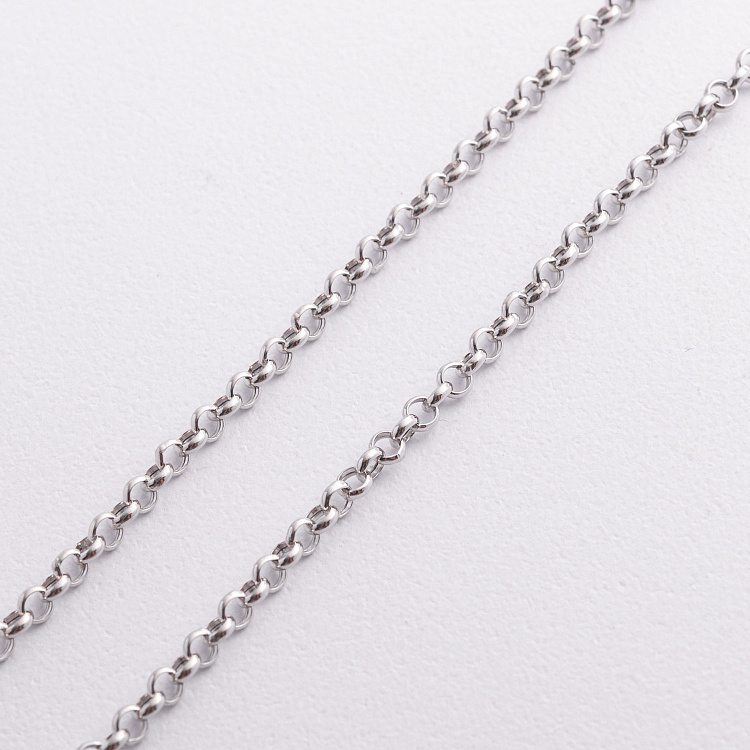 Цепочка Ролло в белом золоте ц00362-2,5 от ювелирного магазина Оникс - 2