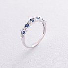 Золотий перстень (сапфір, діамант) кб0253lg от ювелирного магазина Оникс