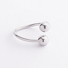 Серебряное кольцо "Шарики" 901-01620 от ювелирного магазина Оникс - 1