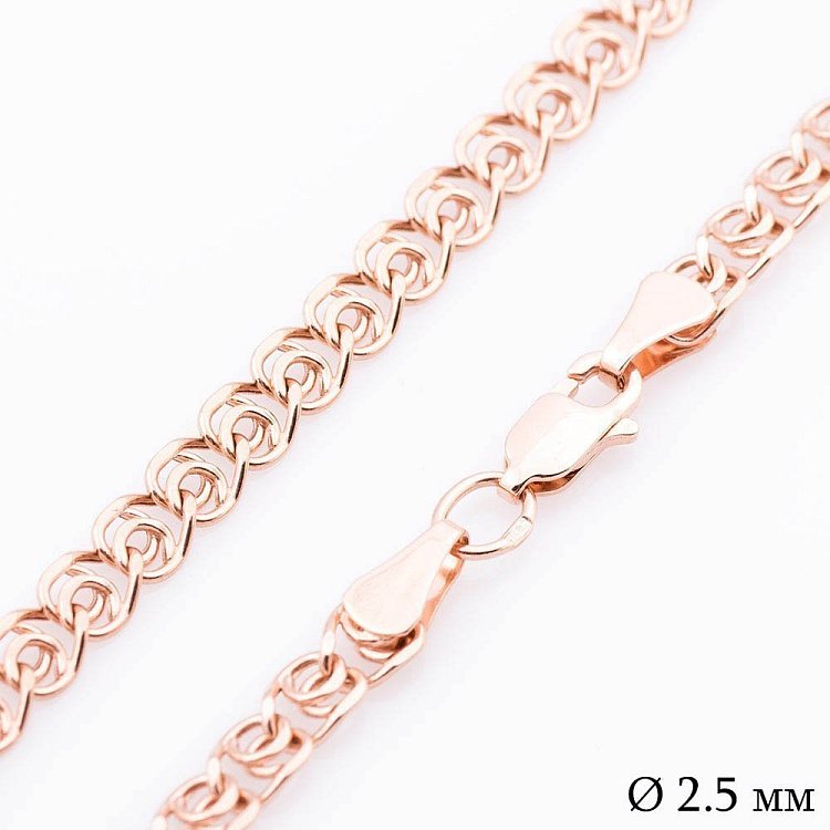 Золотая цепочка - Лав (2.5 мм) ц00206-2.5 от ювелирного магазина Оникс