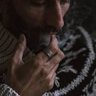 Серебряное кольцо "Морской узел викингов" 112709 от ювелирного магазина Оникс - 4