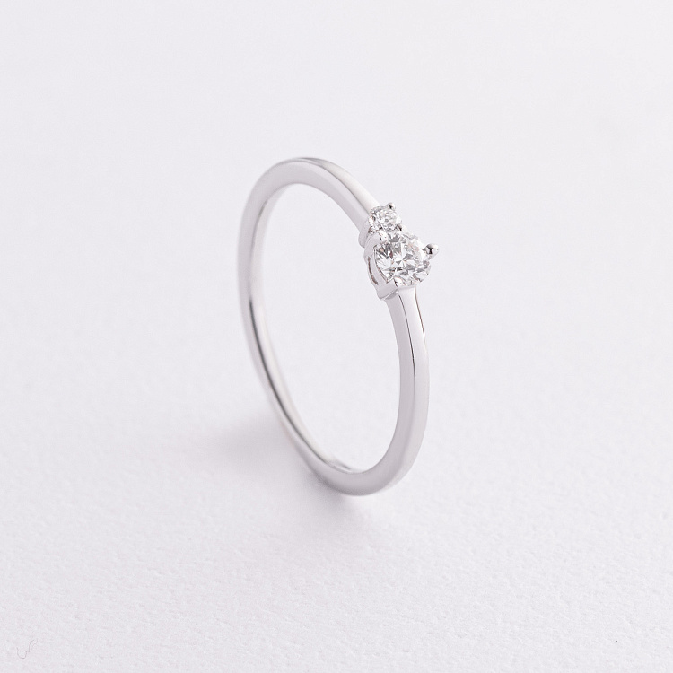 Золота каблучка з діамантами кб0604ri від ювелірного магазину Онікс