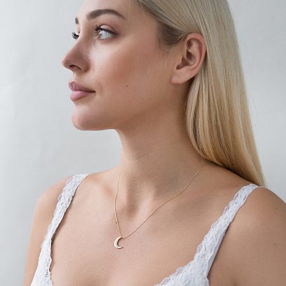 Золоте кольє "Місяць" кол01535 №4