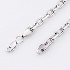 Срібний родований ланцюжок плетіння Якірне р011682 от ювелирного магазина Оникс - 1