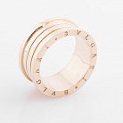 Золотое кольцо без камней к05236 от ювелирного магазина Оникс - 1