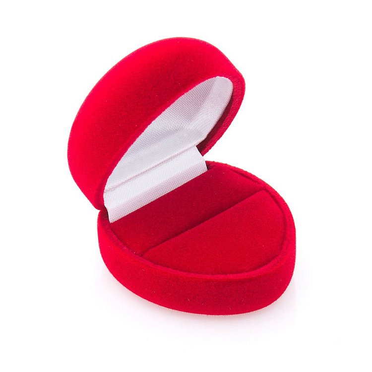 Футляр для украшений "Сердечко" футсла от ювелирного магазина Оникс - 1