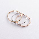 Кольцо "Lisa" в белом золоте к08494 от ювелирного магазина Оникс - 1