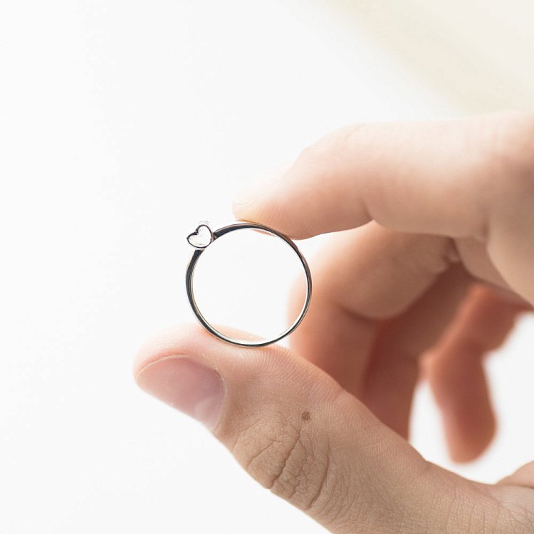 Золотое помолвочное кольцо (бриллиант) кб0157 от ювелирного магазина Оникс - 6