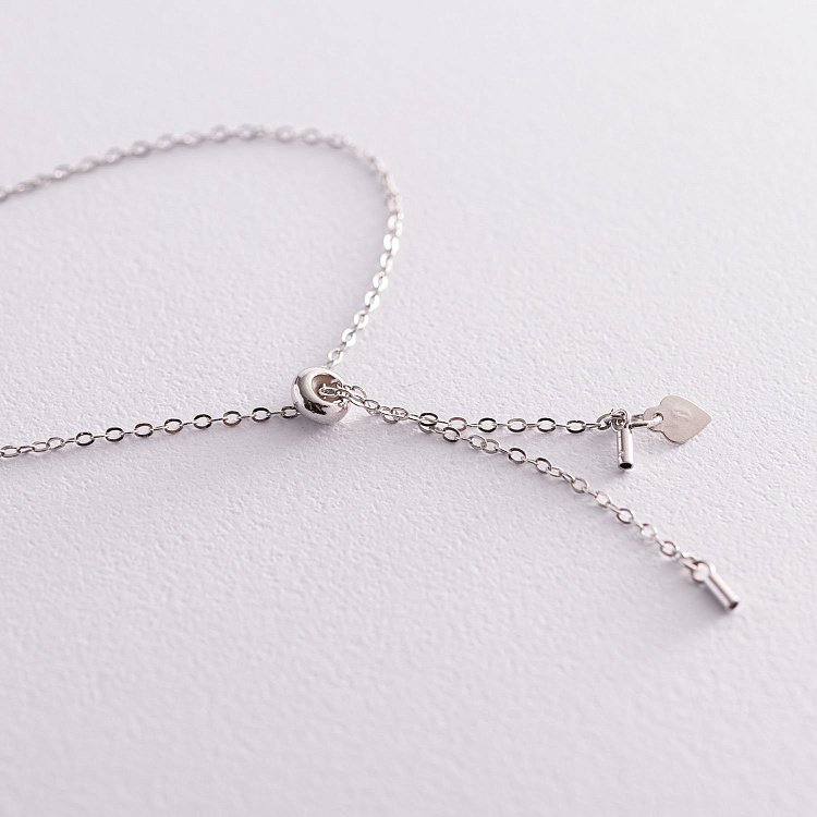 Срібне кольє з фіанітами 181111 від ювелірного магазину Онікс - 5