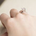 Срібний перстень з фіанітами 11885 от ювелирного магазина Оникс - 2