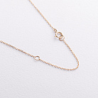 Кольє "Квіточка" в жовтому золоті (діаманти) колб0193sm от ювелирного магазина Оникс - 2