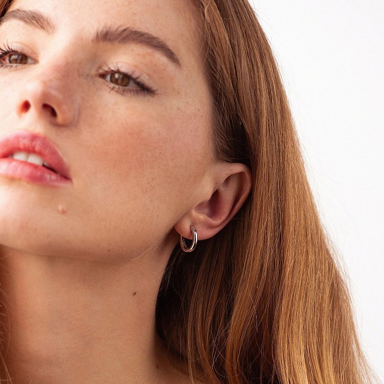 Сережки "Stella" у білому золоті с08880 від ювелірного магазину Онікс - 1