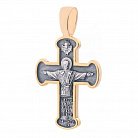 Православный крест (чернение, позолота) 132719 от ювелирного магазина Оникс - 1