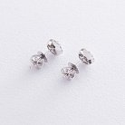 Золоті сережки-пусети з діамантами с240d от ювелирного магазина Оникс - 1