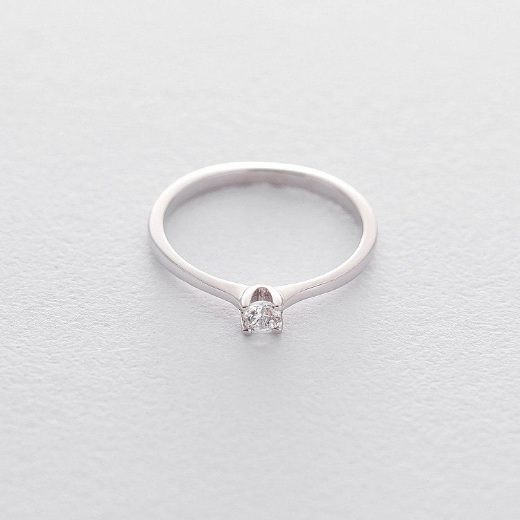 Золотое помолвочное кольцо с фианитом к06299 Золотое помолвочное кольцо с фианитом к06299 от ювелирного магазина Оникс