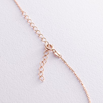 Колье "Шарики" в красном золоте кол02227 №5